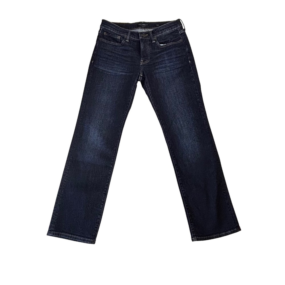 Lucky Brand Sweet Straight Mid Rise Ankle Jeans Dark Wash Blue Size 8/29